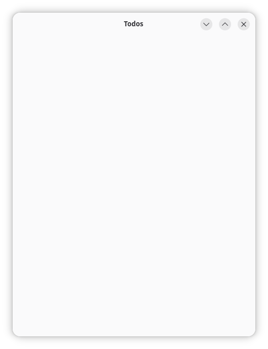 An empty window